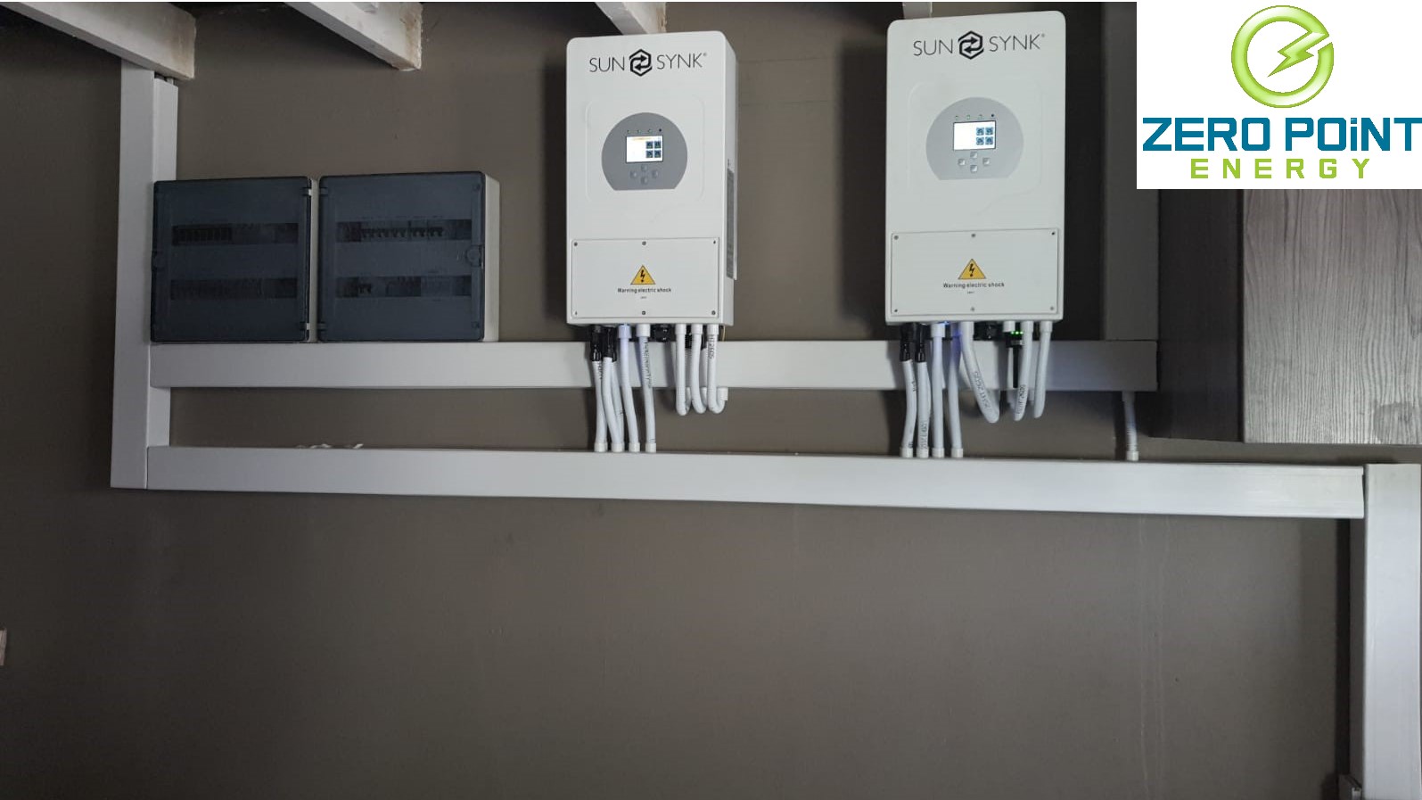 10kW Solar PV 14 kWhr Li On Battery System – Parkwood JHB 1