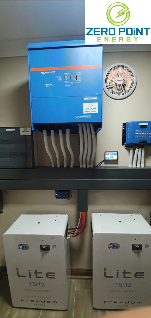 15kVA Hybrid Inverter 30kWhr Li On Battery 10kW Solar PV – Sandton GP 2