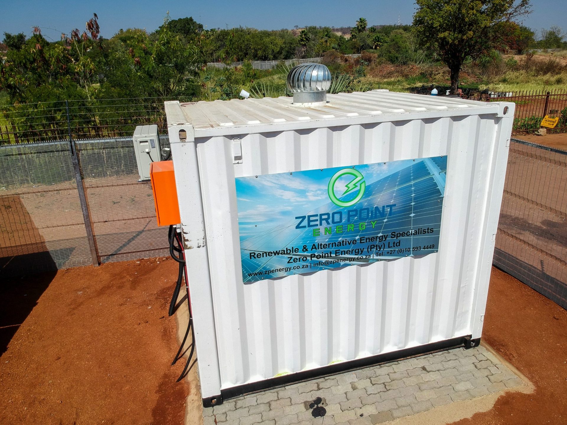 Rural containerised 60kW Solar PV 102 kWhr Battery Storage System – 3x Limpopo Schools 6
