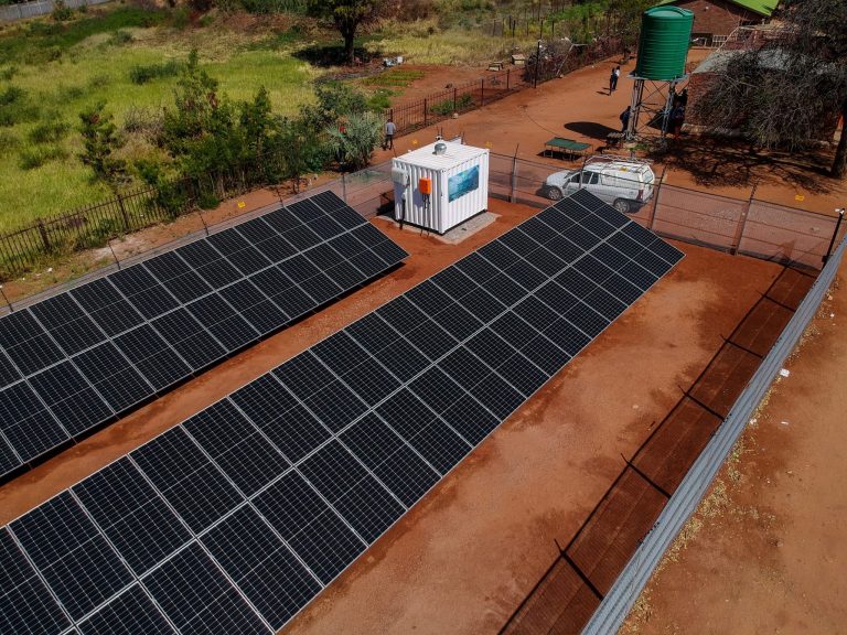 Rural containerised 60kW Solar PV 102 kWhr Battery Storage System – 3x Limpopo Schools