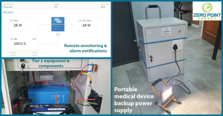 Combating both COVID 19 Eskom Load shedding through Portable Back up Power Units